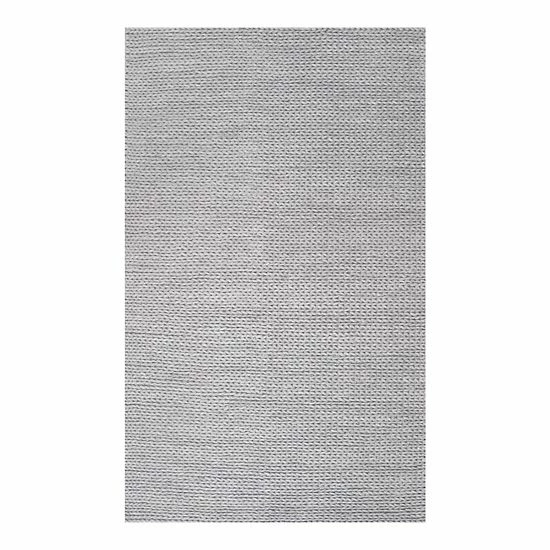 NuLOOM Chunky Cable Solid Wool Rug Navy 13 NuLOOM Chunky Cable Solid Wool Rug Navy - Image 11