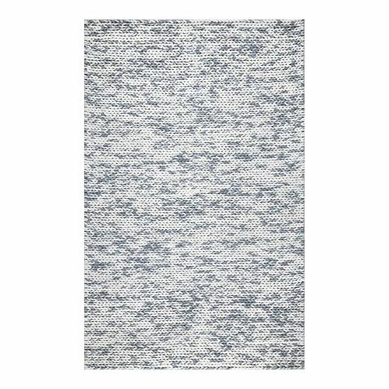 NuLOOM Chunky Cable Solid Wool Rug Navy 16 NuLOOM Chunky Cable Solid Wool Rug Navy - Image 14