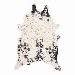 NuLOOM Iraida Faux Cowhide Rug Black -nuLOOM Sales Store unnamed file 1027