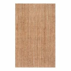 NuLOOM Ashli Solid Jute Rug Off White