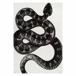 NuLOOM Thomas Paul Serpent Area Rug Black White