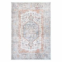 NuLOOM Vintage Jacquie Floral Rug Peach