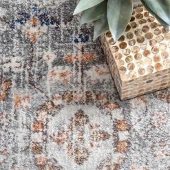 NuLOOM Vintage Jacquie Floral Rug Peach -nuLOOM Sales Store unnamed file 1139