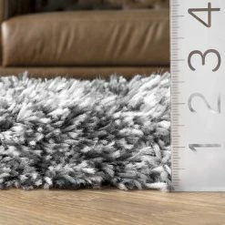 NuLOOM Kristan Shag Rug Gray -nuLOOM Sales Store unnamed file 1185
