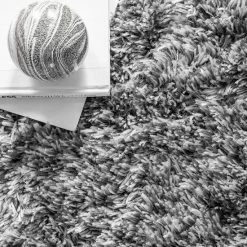 NuLOOM Kristan Shag Rug Gray -nuLOOM Sales Store unnamed file 1189