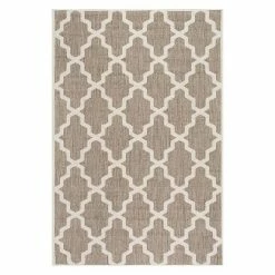 NuLOOM Gina Moroccan Trellis Indoor Outdoor Rug Taupe