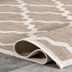 NuLOOM Gina Moroccan Trellis Indoor Outdoor Rug Taupe 20 NuLOOM Gina Moroccan Trellis Indoor Outdoor Rug Taupe -nuLOOM Sales Store unnamed file 1218