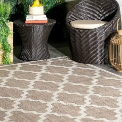 NuLOOM Gina Moroccan Trellis Indoor Outdoor Rug Taupe 25 NuLOOM Gina Moroccan Trellis Indoor Outdoor Rug Taupe -nuLOOM Sales Store unnamed file 1223