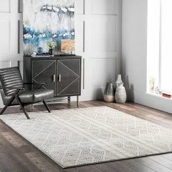 NuLOOM Bodrum Sarina Diamonds Geometric Rug Blue -nuLOOM Sales Store unnamed file 1241