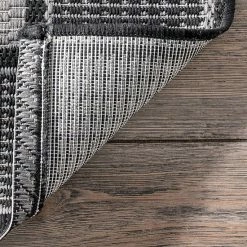 NuLOOM Gris Framed Solid Indoor Outdoor Rug Gray 15 NuLOOM Gris Framed Solid Indoor Outdoor Rug Gray -nuLOOM Sales Store unnamed file 1261