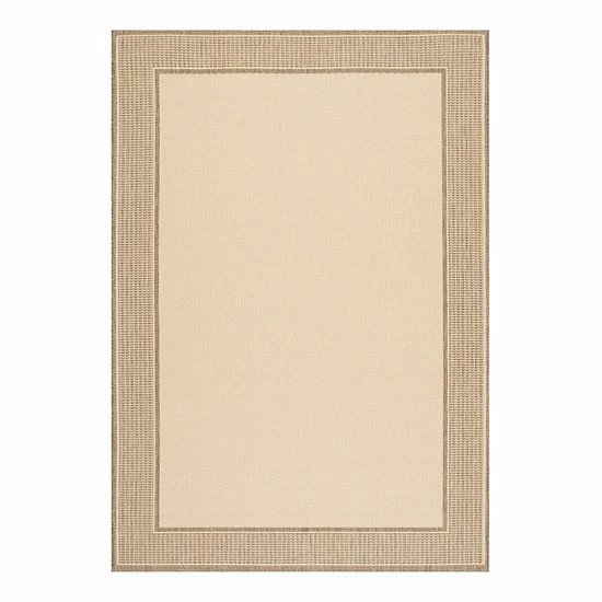 NuLOOM Gris Framed Solid Indoor Outdoor Rug Gray 12 NuLOOM Gris Framed Solid Indoor Outdoor Rug Gray - Image 10