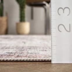 NuLOOM Banks Machine Washable Faded Vintage Rug -nuLOOM Sales Store unnamed file 1306