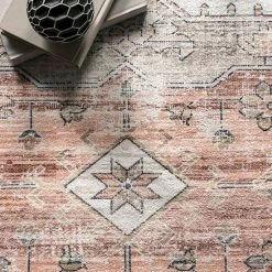 NuLOOM Banks Machine Washable Faded Vintage Rug -nuLOOM Sales Store unnamed file 1310