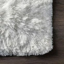 NuLOOM Latonia Silken Solid Shag Rug Pearl White 22 NuLOOM Latonia Silken Solid Shag Rug Pearl White -nuLOOM Sales Store unnamed file 1321