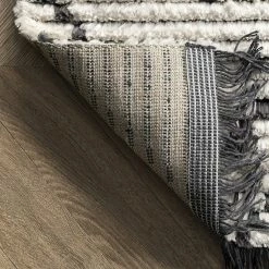 NuLOOM Carlina Modern Geometric Soft Shag Fringe Rug -nuLOOM Sales Store unnamed file 1328