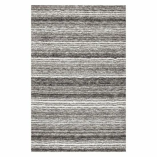 NuLOOM Classic Stripe Shag Rug Navy Multi 13 NuLOOM Classic Stripe Shag Rug Navy Multi - Image 11