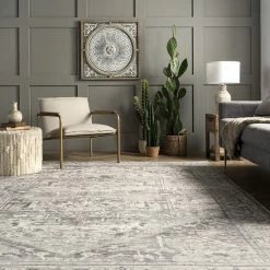 NuLOOM Brielle Machine Washable Vintage Medallion Area Rug -nuLOOM Sales Store unnamed file 1358