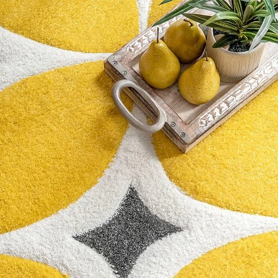 NuLOOM Gabriela Geometric Rug Sunflower 9 NuLOOM Gabriela Geometric Rug Sunflower - Image 7