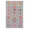NuLOOM Belini Geometric Wool Blend Rug Turquoise -nuLOOM Sales Store unnamed file 1372
