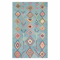 NuLOOM Belini Geometric Wool Blend Rug Turquoise 17 NuLOOM Belini Geometric Wool Blend Rug Turquoise -nuLOOM Sales Store unnamed file 1377