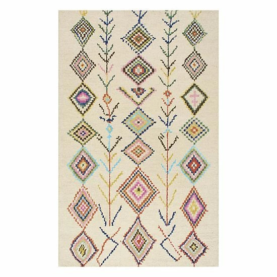 NuLOOM Belini Geometric Wool Blend Rug Turquoise 11 NuLOOM Belini Geometric Wool Blend Rug Turquoise - Image 9