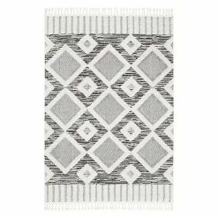 NuLOOM Journey Shaggy Checkered Tiles Area Rug Pink -nuLOOM Sales Store unnamed file 1398