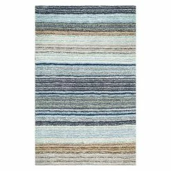 NuLOOM Classic Stripe Shag Rug Navy Multi 37 NuLOOM Classic Stripe Shag Rug Navy Multi -nuLOOM Sales Store unnamed file 141