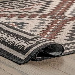 NuLOOM Leighton Machine Washable Southwestern Medallion Area Rug -nuLOOM Sales Store unnamed file 1435