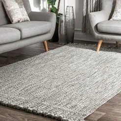 NuLOOM Braided Courtney Tassel Indoor Outdoor Rug Ivory -nuLOOM Sales Store unnamed file 1442