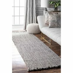 NuLOOM Braided Courtney Tassel Indoor Outdoor Rug Ivory -nuLOOM Sales Store unnamed file 1443