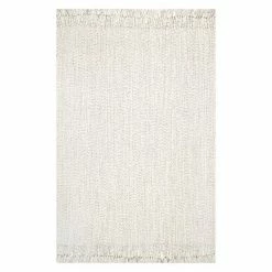 NuLOOM Braided Courtney Tassel Indoor Outdoor Rug Ivory -nuLOOM Sales Store unnamed file 1445