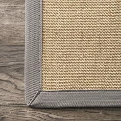 NuLOOM Orsay Solid Sisal Rug Light Gray -nuLOOM Sales Store unnamed file 1460