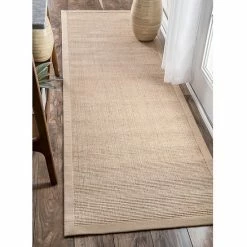 NuLOOM Orsay Solid Sisal Rug Light Gray -nuLOOM Sales Store unnamed file 1462