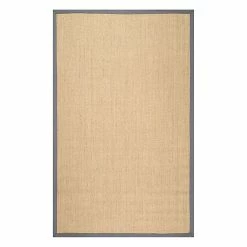 NuLOOM Orsay Solid Sisal Rug Light Gray -nuLOOM Sales Store unnamed file 1466