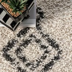 NuLOOM Mackie Moroccan Diamond Tassel Rug White -nuLOOM Sales Store unnamed file 1475
