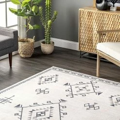 NuLOOM Evalyn Machine Washable Southwestern Motif Area Rug -nuLOOM Sales Store unnamed file 1493