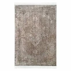 NuLOOM Vintage Medallion Cantrell Fringe Rug Beige -nuLOOM Sales Store unnamed file 1502