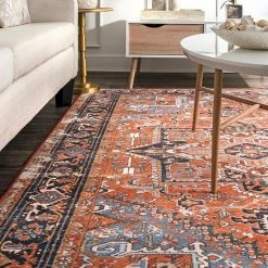 NuLOOM Vintage Sherita Area Rug Red -nuLOOM Sales Store unnamed file 1512
