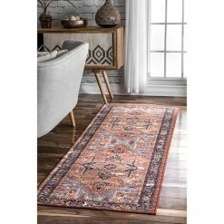 NuLOOM Vintage Sherita Area Rug Red -nuLOOM Sales Store unnamed file 1515