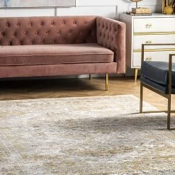 NuLOOM Vintage Faded Medallion Area Rug Gold -nuLOOM Sales Store unnamed file 152