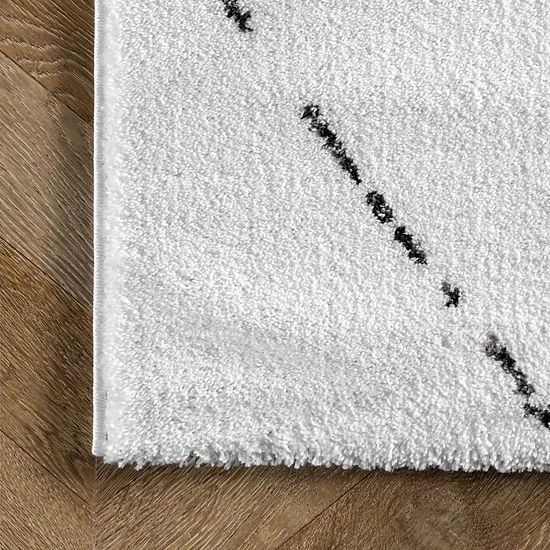 NuLOOM Ombre Abstract Shag Rug Natural 6 NuLOOM Ombre Abstract Shag Rug Natural - Image 4