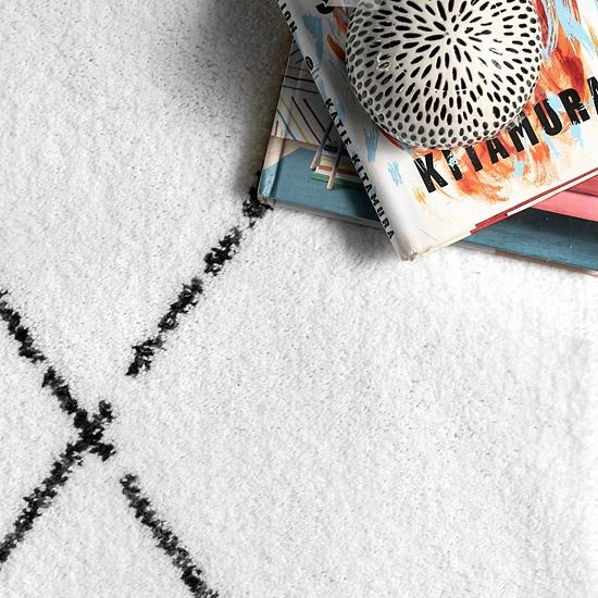 NuLOOM Ombre Abstract Shag Rug Natural 9 NuLOOM Ombre Abstract Shag Rug Natural - Image 7