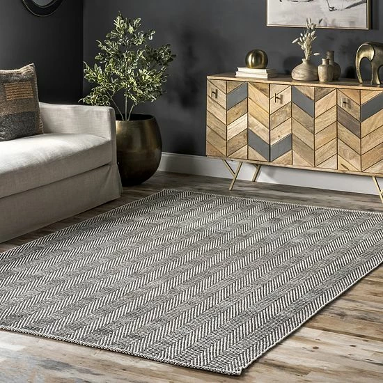 NuLOOM Cottage Kimberly Striped Rug Navy 12 NuLOOM Cottage Kimberly Striped Rug Navy - Image 10