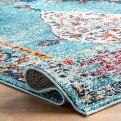 NuLOOM Vintage Medallion Veronica Rug Blue -nuLOOM Sales Store unnamed file 1578