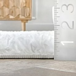NuLOOM Neva Casual Plush Shag Rug Ivory -nuLOOM Sales Store unnamed file 158