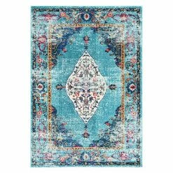 NuLOOM Vintage Medallion Veronica Rug Blue -nuLOOM Sales Store unnamed file 1586