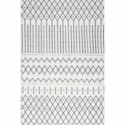 NuLOOM Nancie Boho Trellis Machine Washable Area Rug