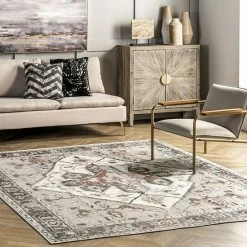 NuLOOM Mali Machine Washable Traditional Medallion Area Rug -nuLOOM Sales Store unnamed file 1604