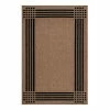 NuLOOM Gigi Striped Border Indoor/Outdoor Area Rug Brown