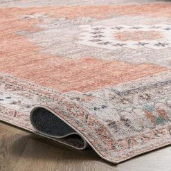NuLOOM Alicia Machine Washable Medallion Area Rug -nuLOOM Sales Store unnamed file 1635